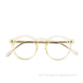 Das neueste benutzerdefinierte Logo Fancy Retro Acetat Optische Brille Frames